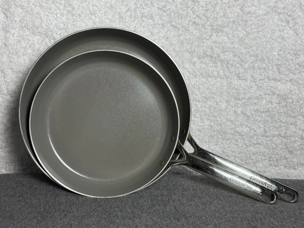 GreenPan Chatham Ceramic Nonstick Frying Pan Set - Induction Capable - 10" & 12"